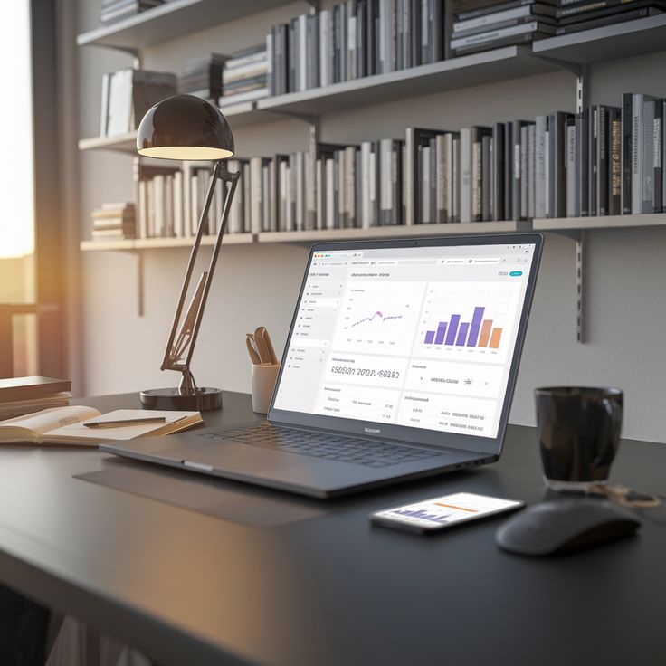 Скриншот с графиками и кодом, символизирующий IT-работу